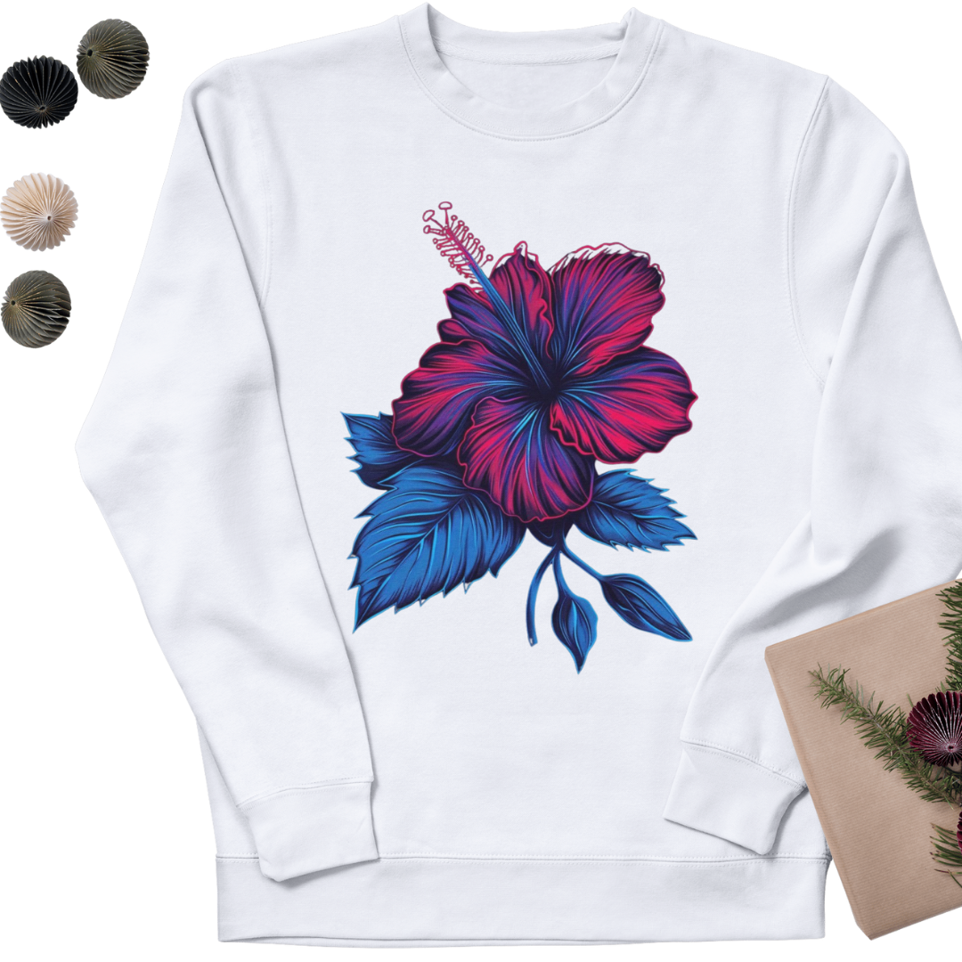 Pink Flower Sweatshirt