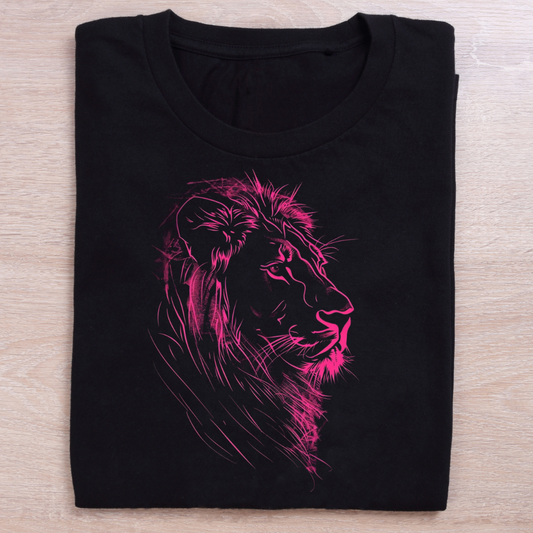 Neon Pink Lion