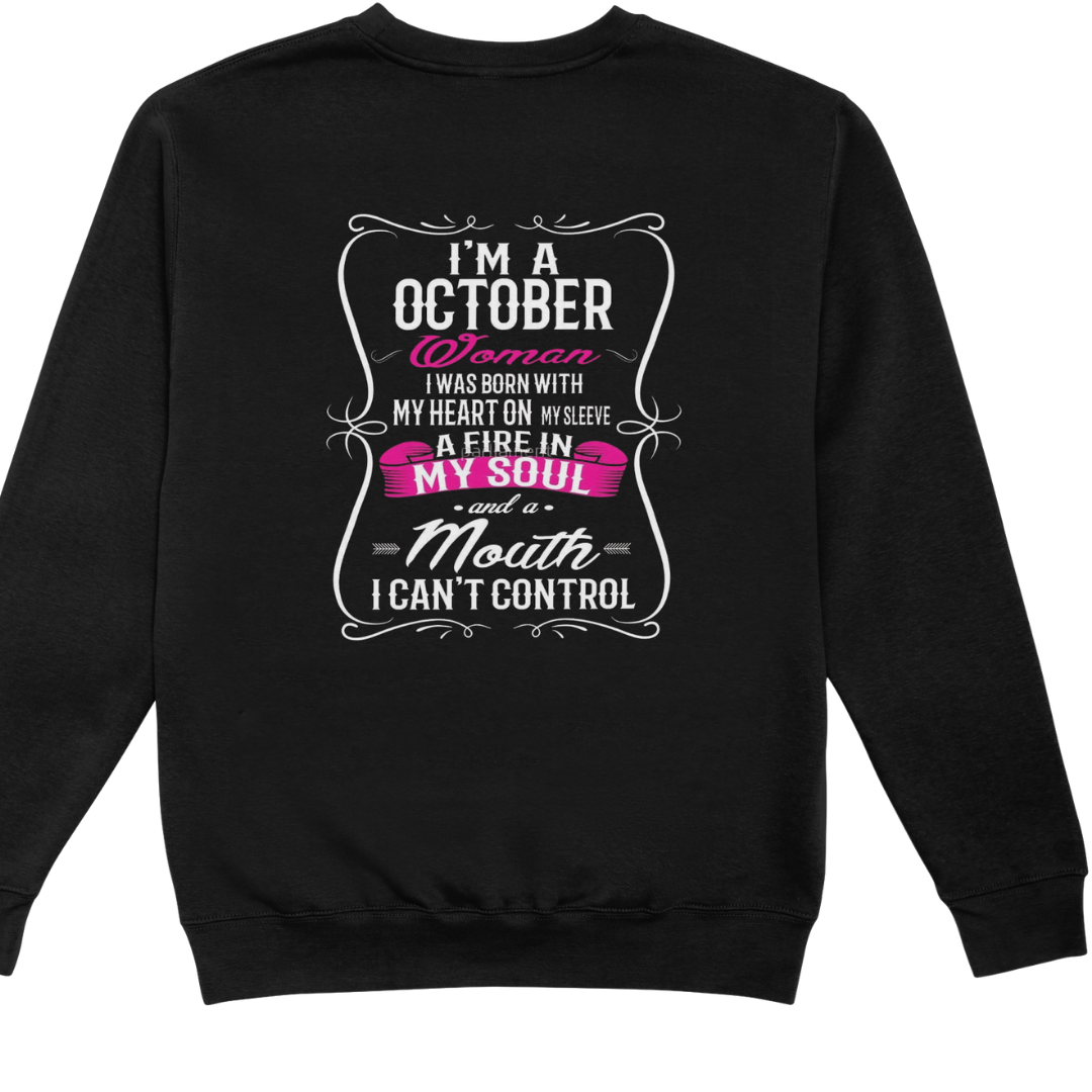 October Woman Sweatshirt