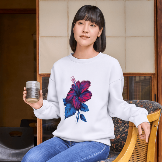 Pink Flower Sweatshirt